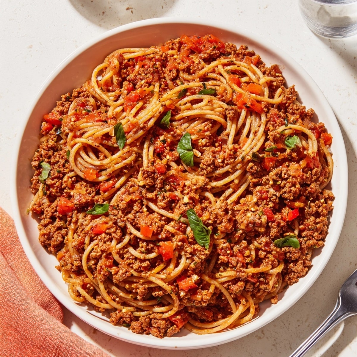 Delicious vegan Impossible Burger Bolognese recipe: hearty, meatless pasta sauce perfect for family dinners.