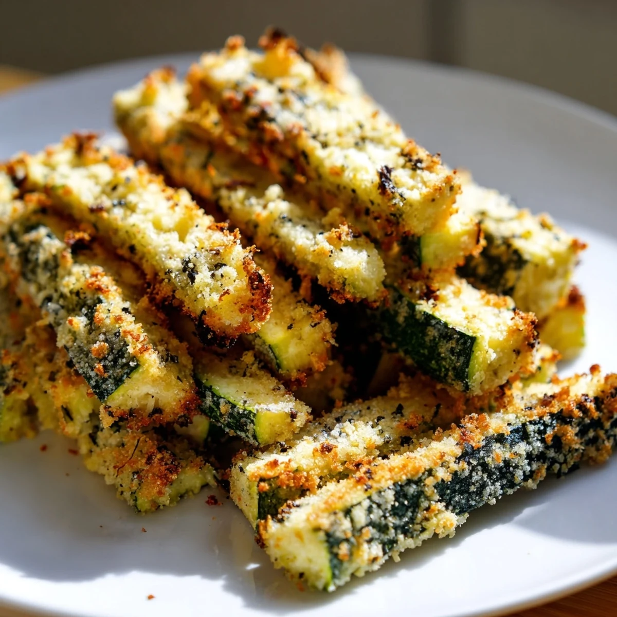 Baked Zucchini Crispy Fries