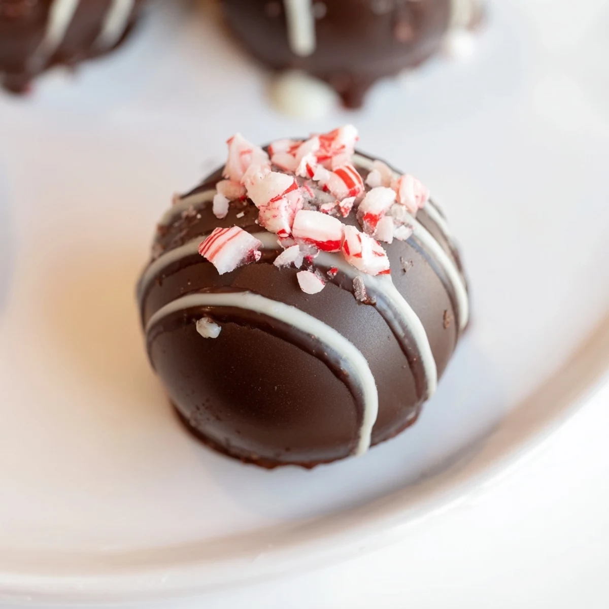 The rich aroma of Peppermint Hot Cocoa Bombs, chocolate and cocoa mix, create a comforting holiday treat.