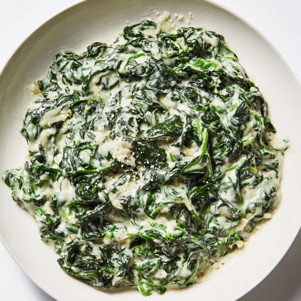 Creamy spinach side, a vibrant green, is a rich and comforting accompaniment to your meal.