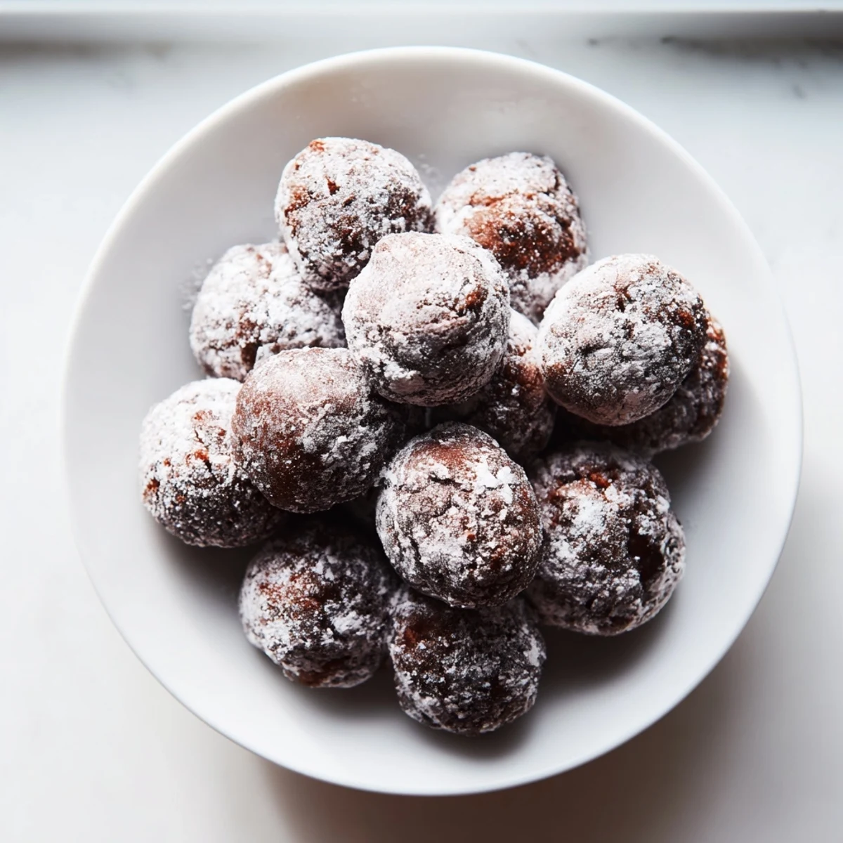 Soft Chocolate Donut Holes