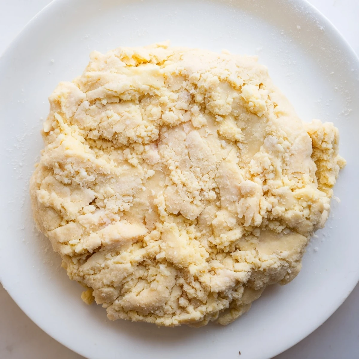 This homemade Savory Galette Dough recipe showcases a rustic, perfectly textured pastry shell prior to baking.