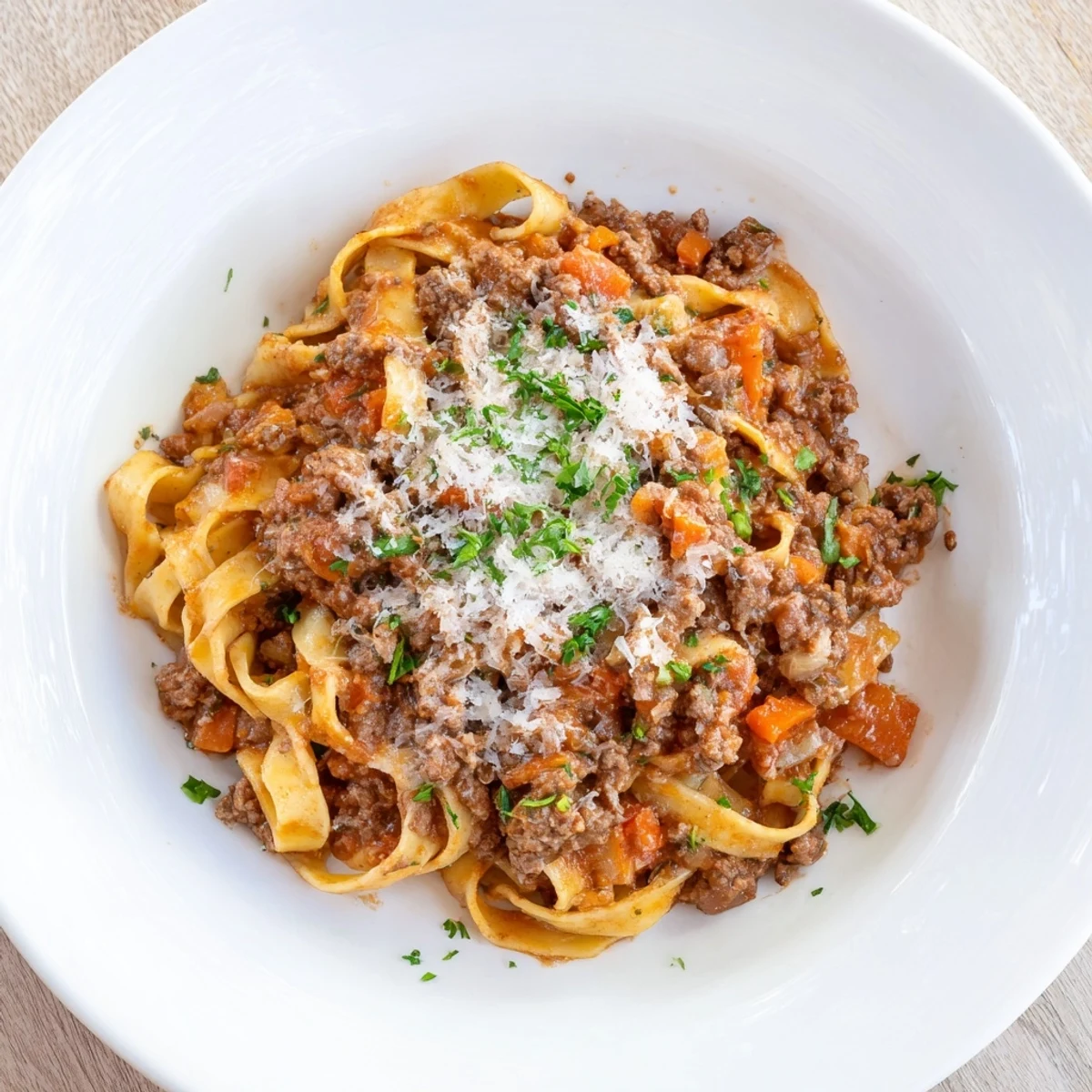 Hearty Beef Bolognese Pasta