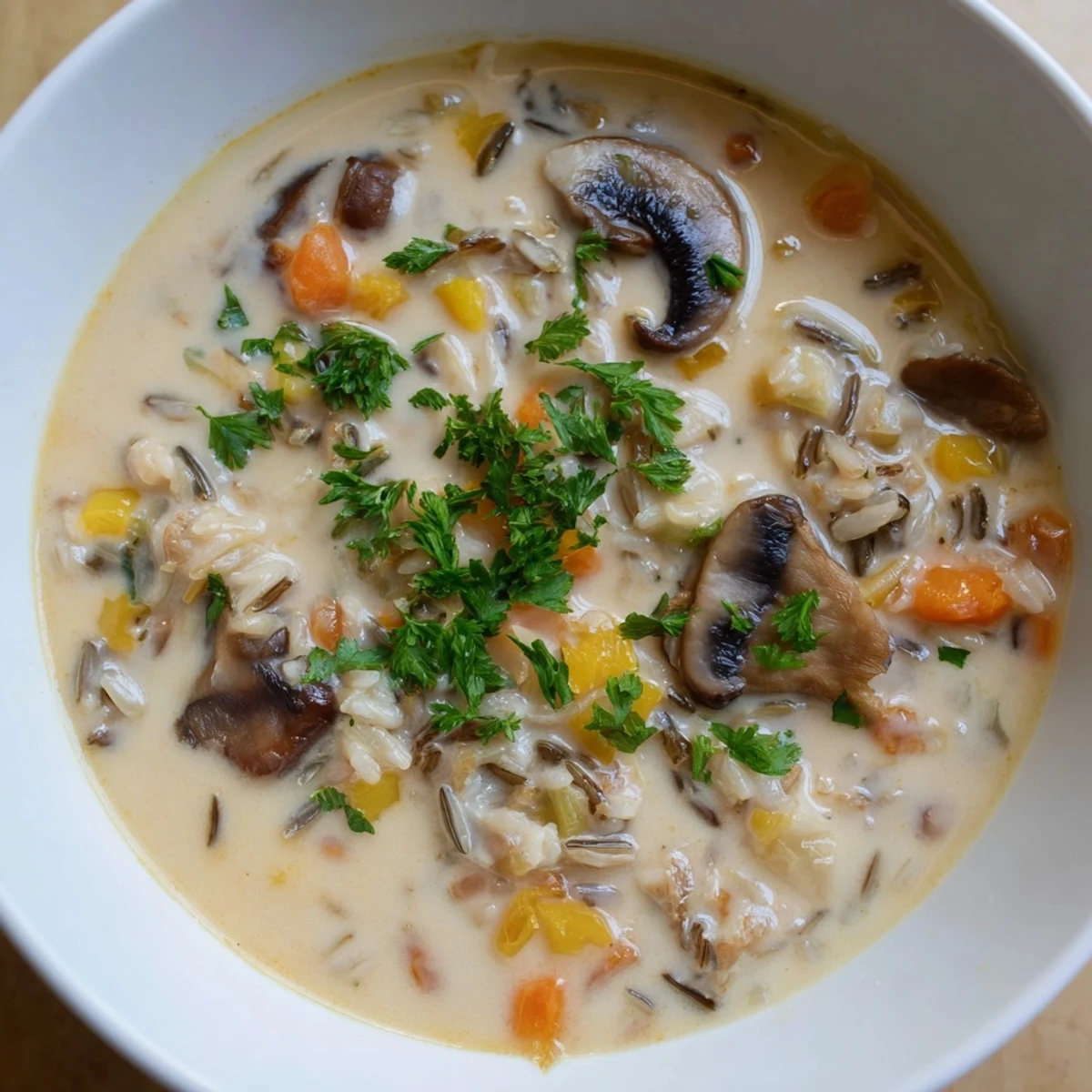 Creamy Mushroom Wild Rice