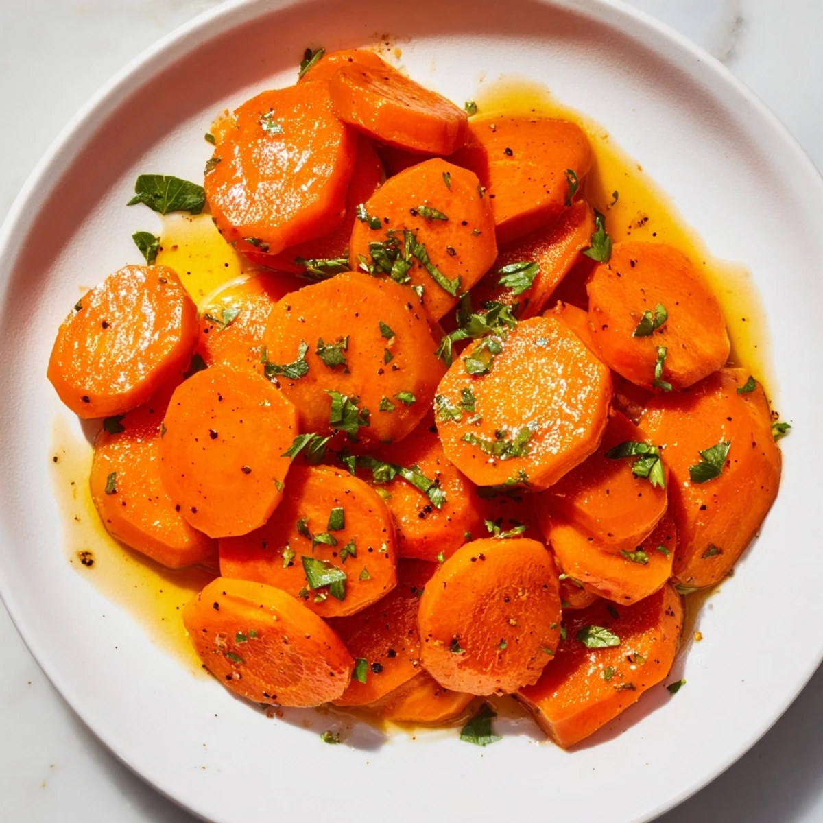 These sweet and savory Glazed Carrots with Maple Syrup offer a perfect side dish, beautifully cooked.