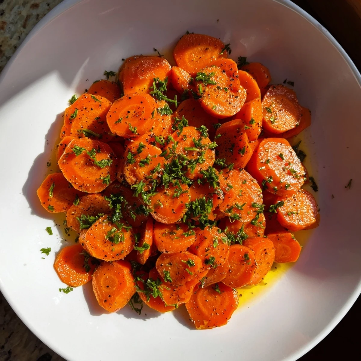Imagine the aroma: warm Glazed Carrots with Maple Syrup, a simple yet elegant vegetarian delight.