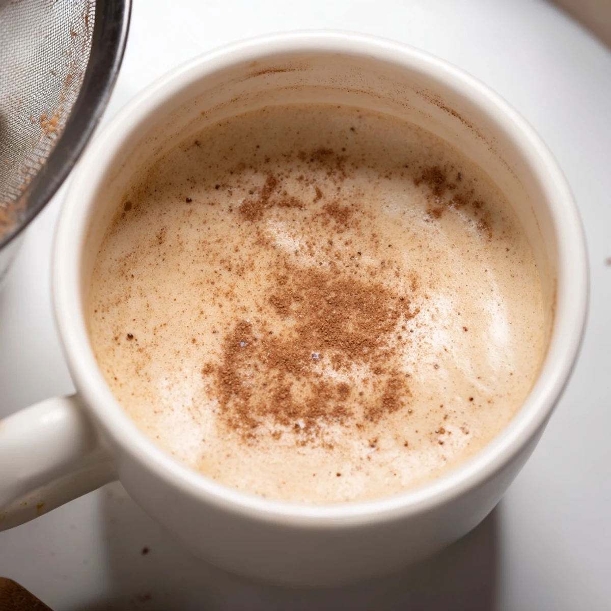 Aromatic Chai Latte with warming spices and foamy milk, ready to be enjoyed on a cold day.