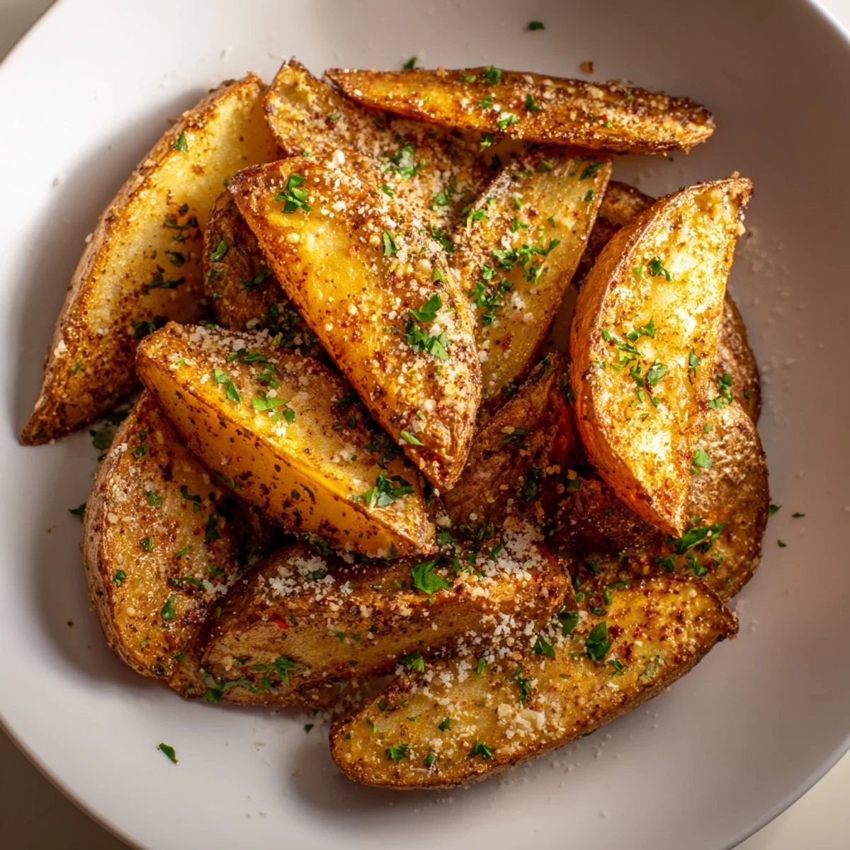 Crispy Baked Potato Wedges