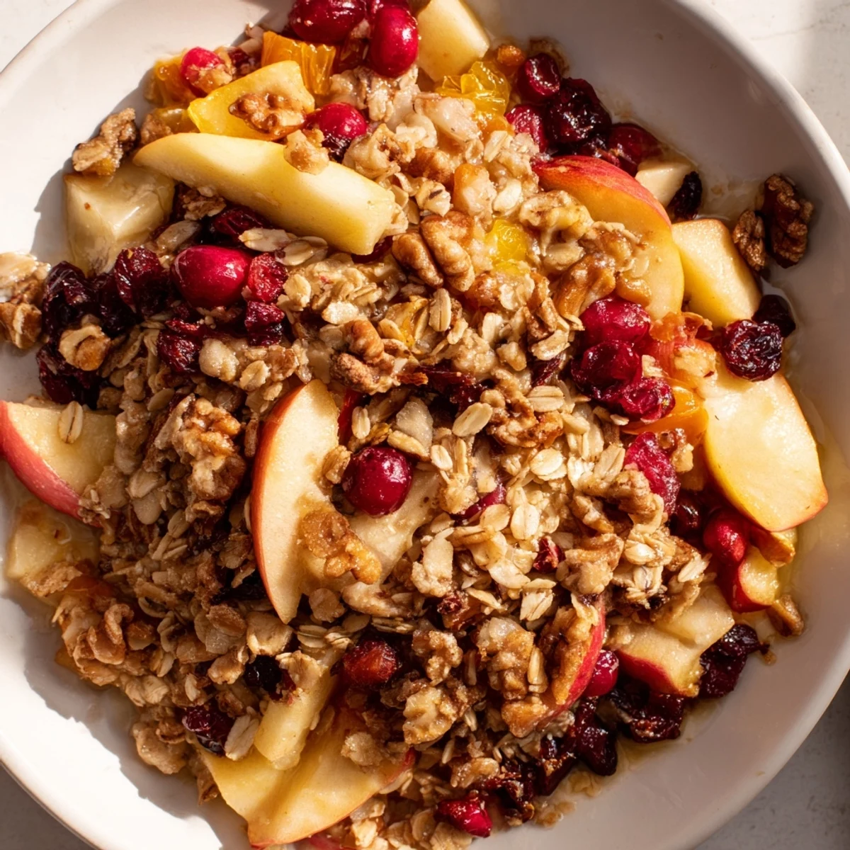 Winter Fruit Crisp Topping
