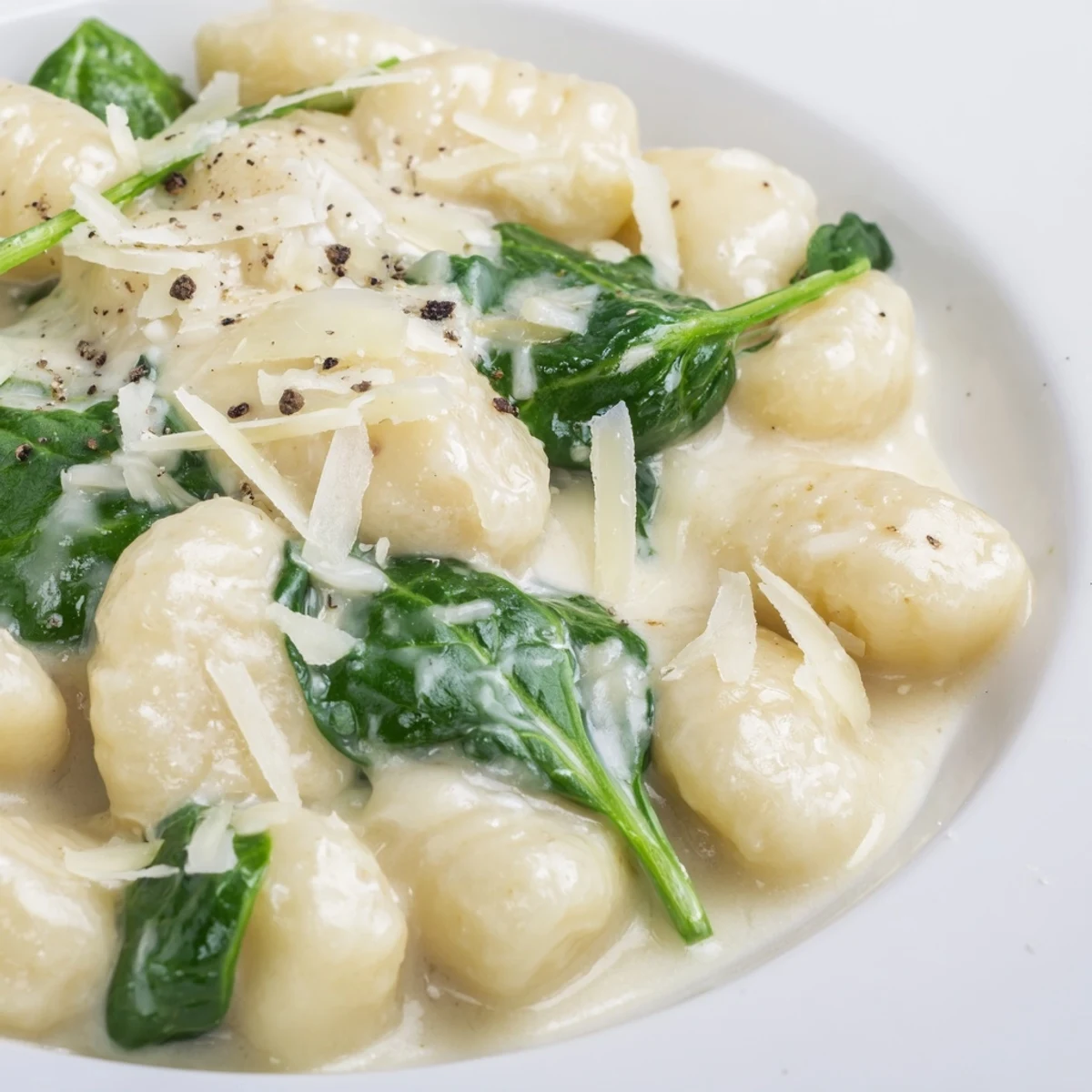 Creamy Gnocchi with Spinach
