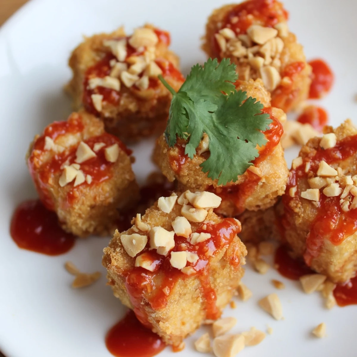 Crispy Baked Tofu served over fluffy rice with lime wedges, ready for a quick weeknight meal.