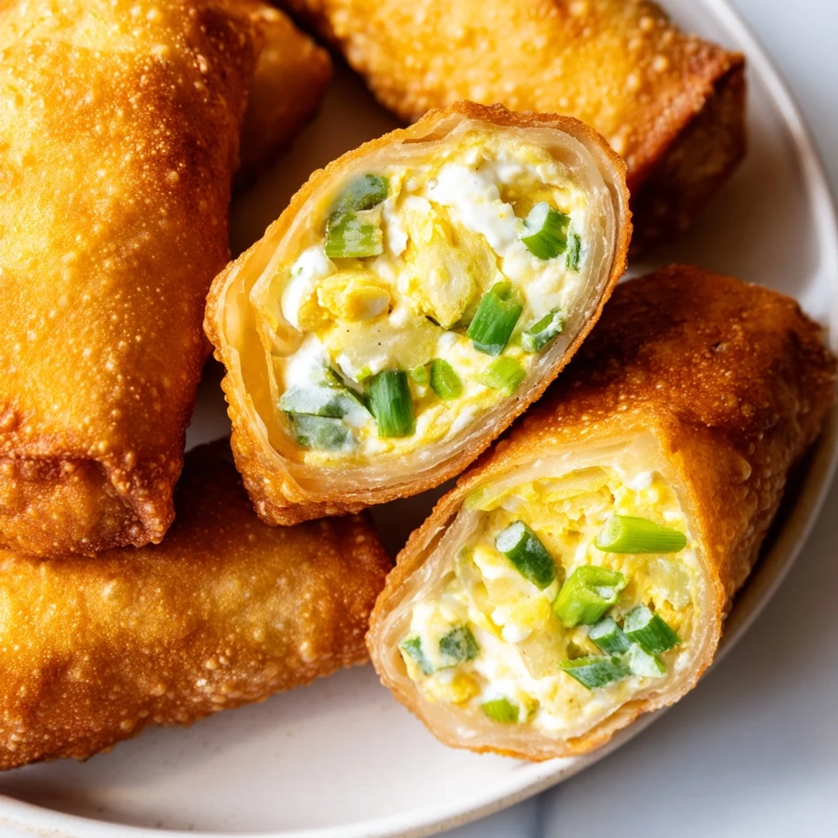Serve these Mini Jalapeño Popper Egg rolls with a side of ranch dip for parties.