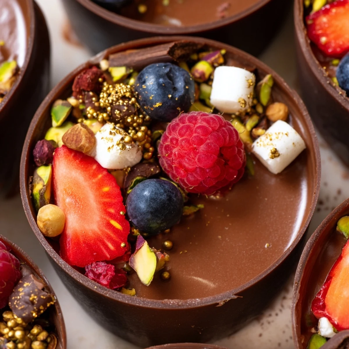 Chocolate Grazing Cups Sweet Indulgence