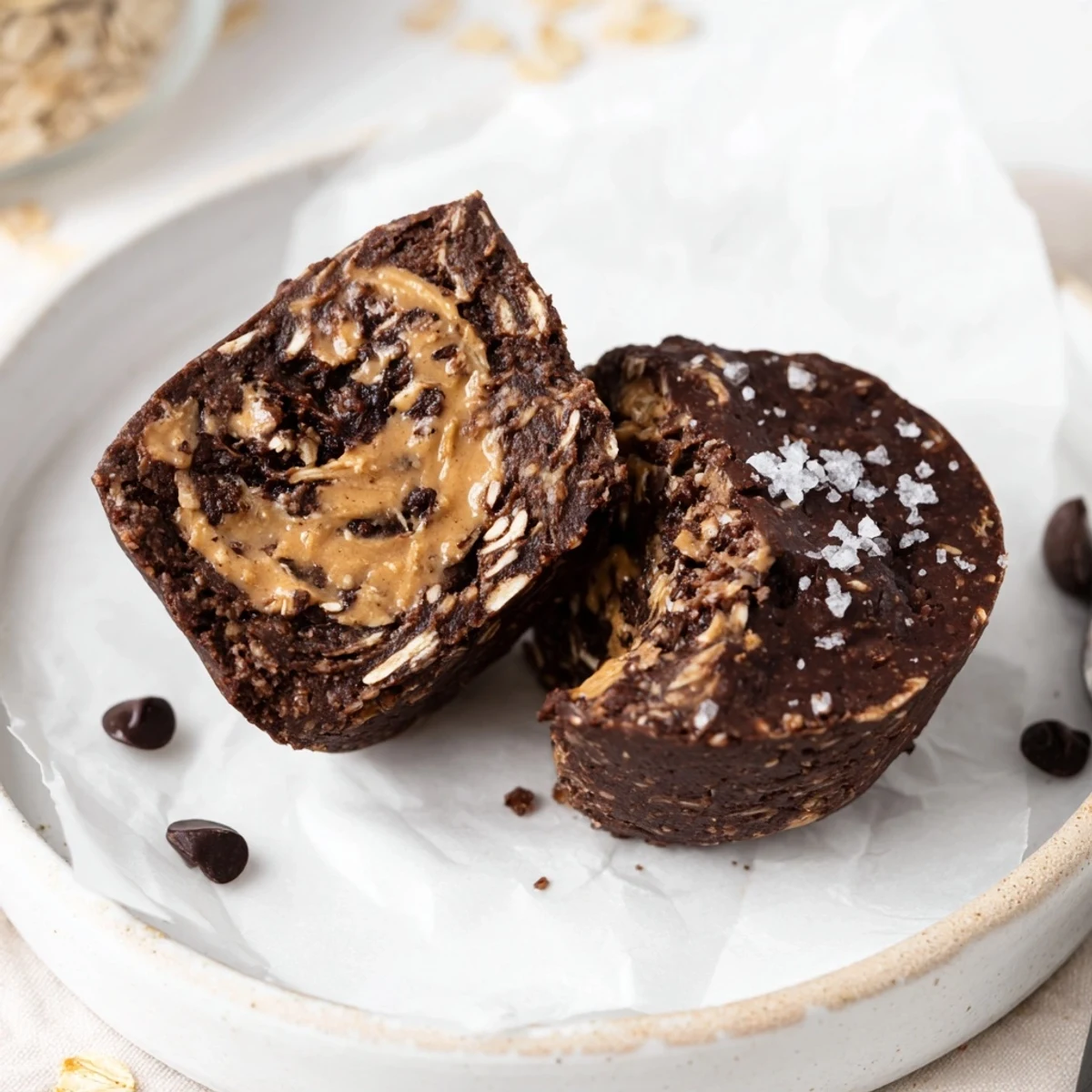 Chewy Brownie Protein Bites chilled, perfect post-workout snack with maple sweetness