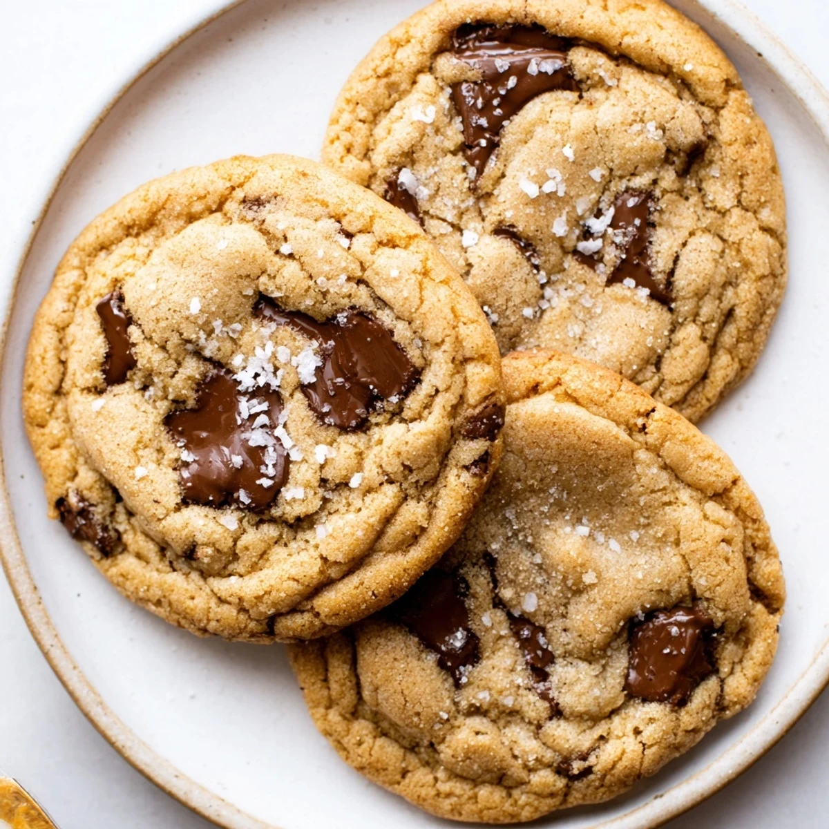 Homemade Brown Butter Chocolate Chip Cookies with nutty aroma and crisp edges