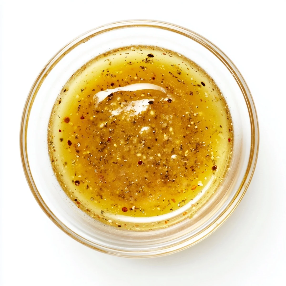 Tangy honey vinaigrette poured over roasted vegetables for a vibrant, colorful salad.