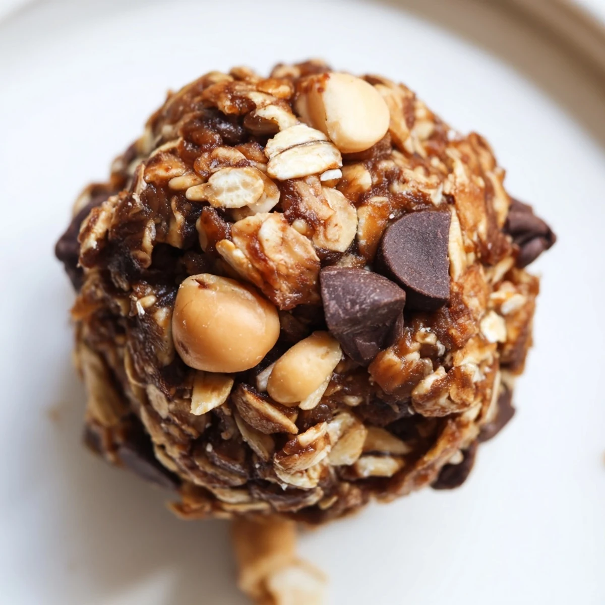 Rich no-bake Snickers energy balls rolled with crunchy roasted peanuts.  