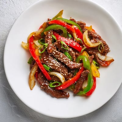 Spicy Beef Pepper Stir Fry