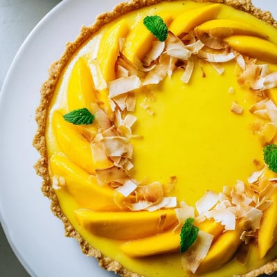 Mango Curd Tart
