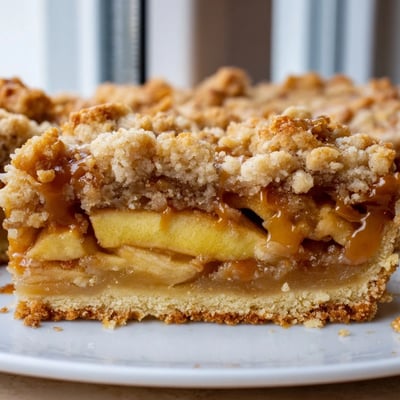 Caramel Apple Crumb Bars