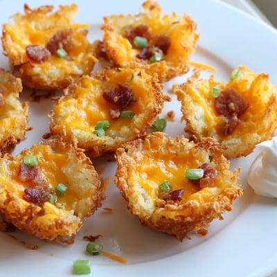 Cheesy Loaded Hashbrown Bites