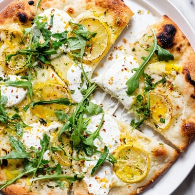 Zesty Summer Lemon Pizza